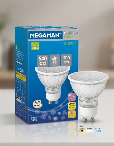 Megaman U-DIM 5.5W GU10 LED Bulb